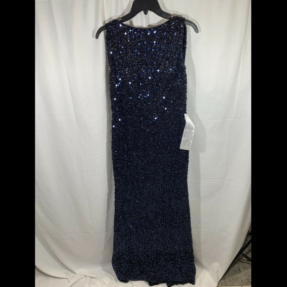 NEW IENNA for Mac Duggal Sequin Drape Back Gown - Picture 4 of 12